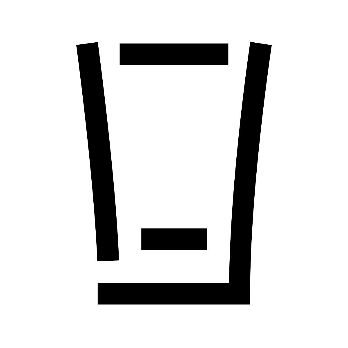 hieroglyphs style shot de vodka icon