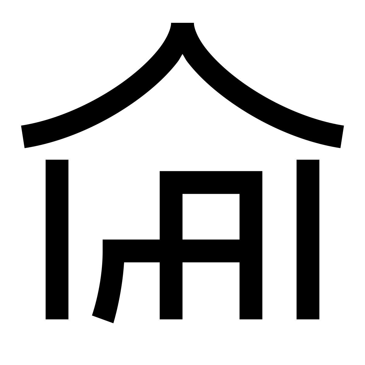 hieroglyphs style almacén icon