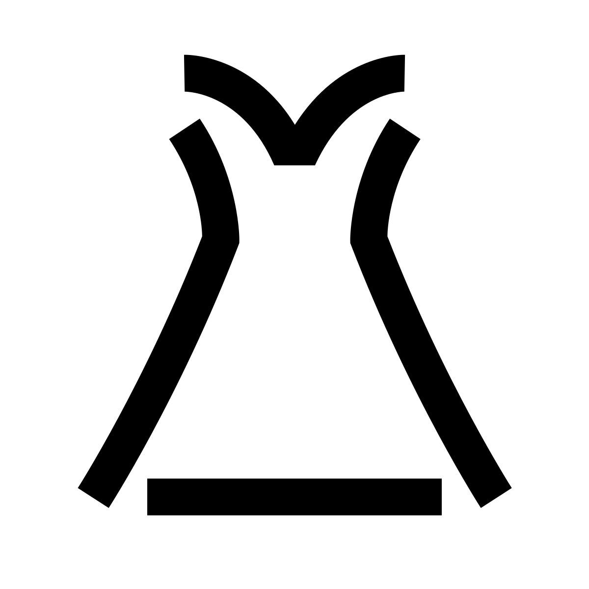 hieroglyphs style 웨딩 드레스 icon