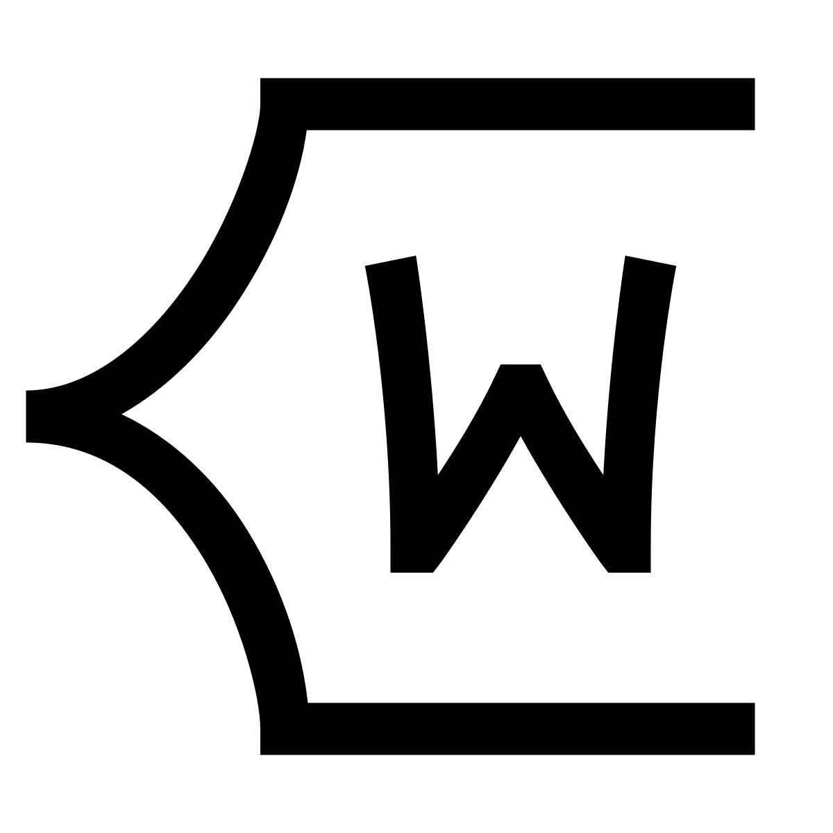 hieroglyphs style oeste icon