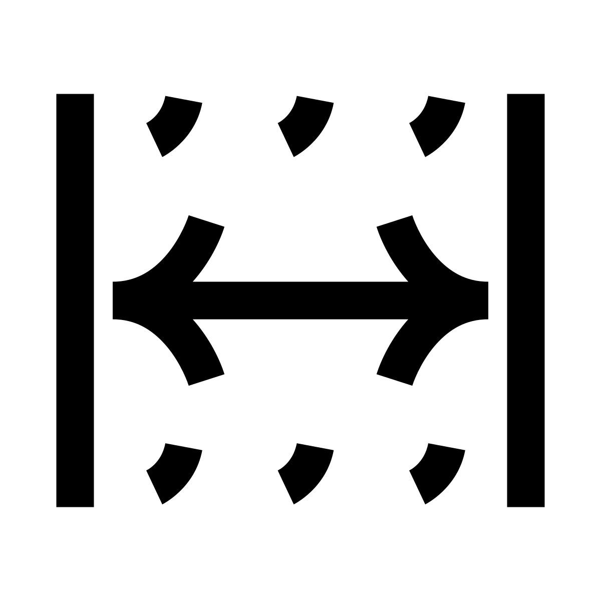 hieroglyphs style larghezza icon