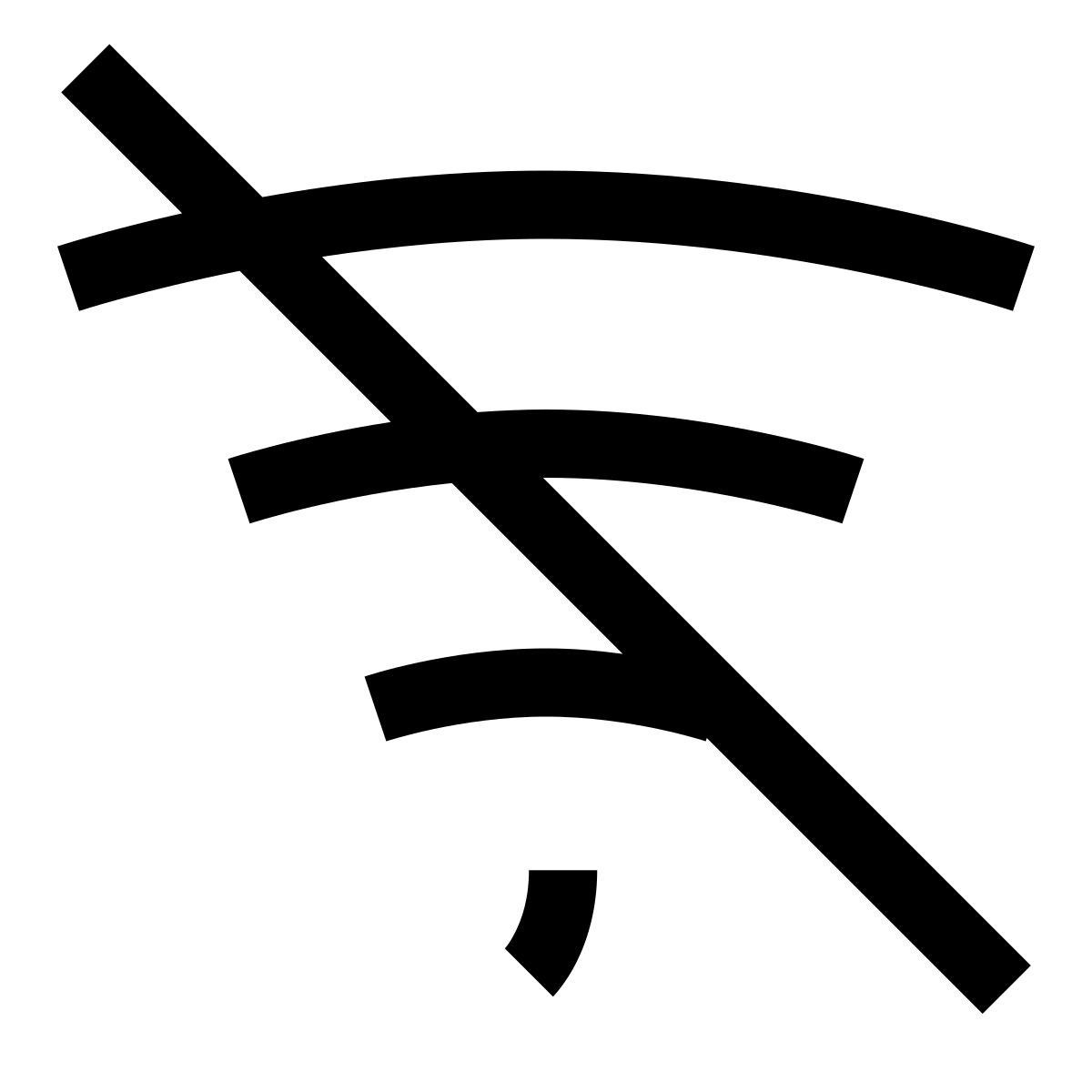 hieroglyphs style wifi 关闭 icon