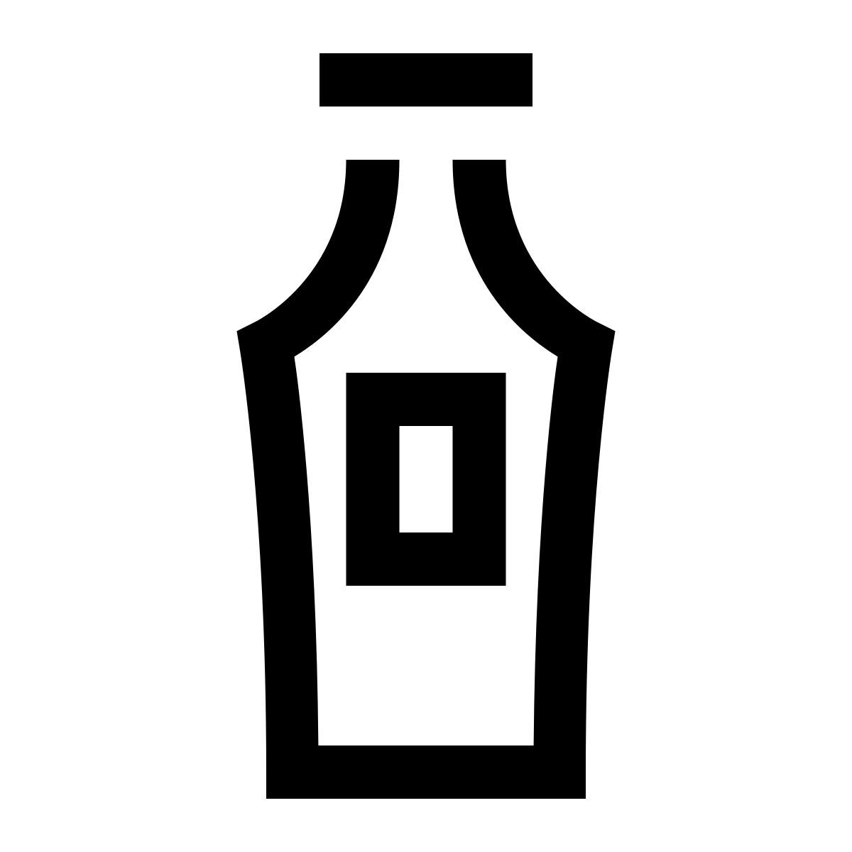 hieroglyphs style bouteille de vin icon