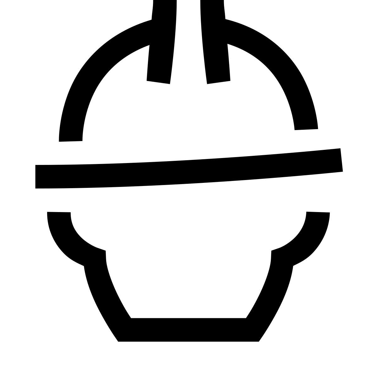 hieroglyphs style ouvrier homme icon