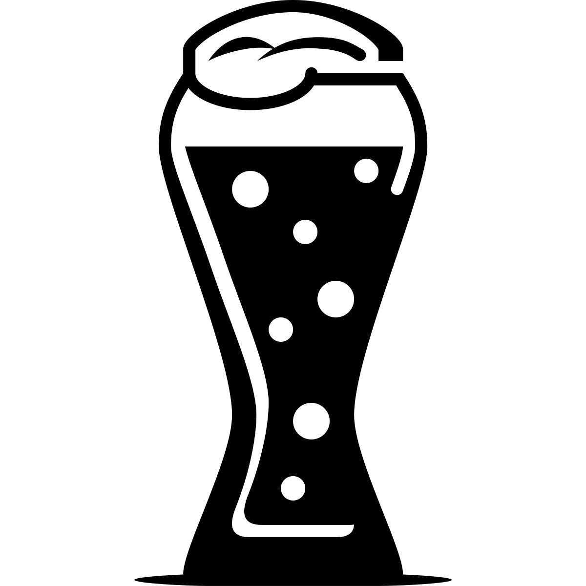 ink style cerveja de trigo bávara icon