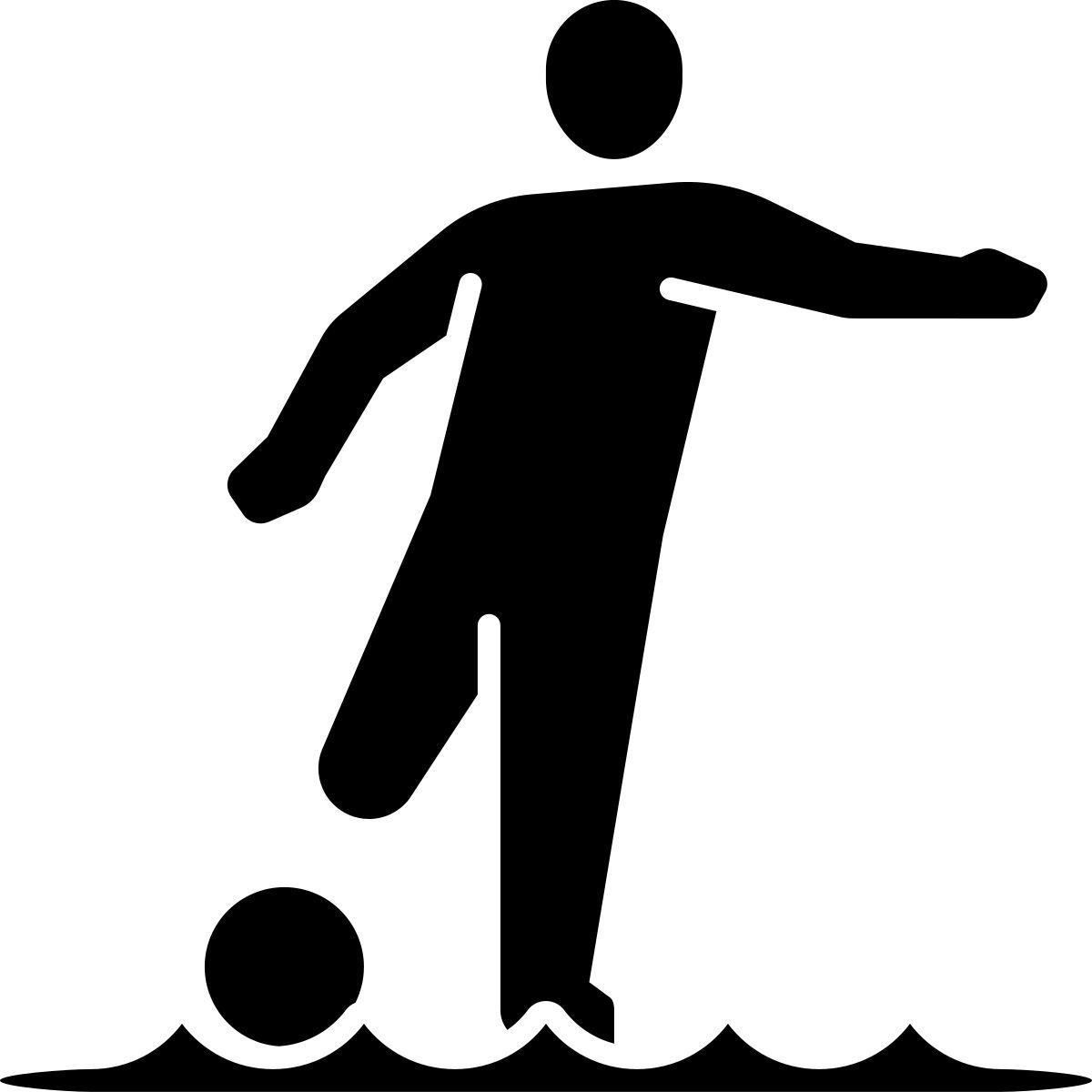 ink style 沙滩足球 icon