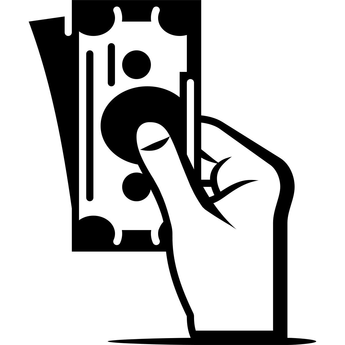 ink style argent liquide en main icon