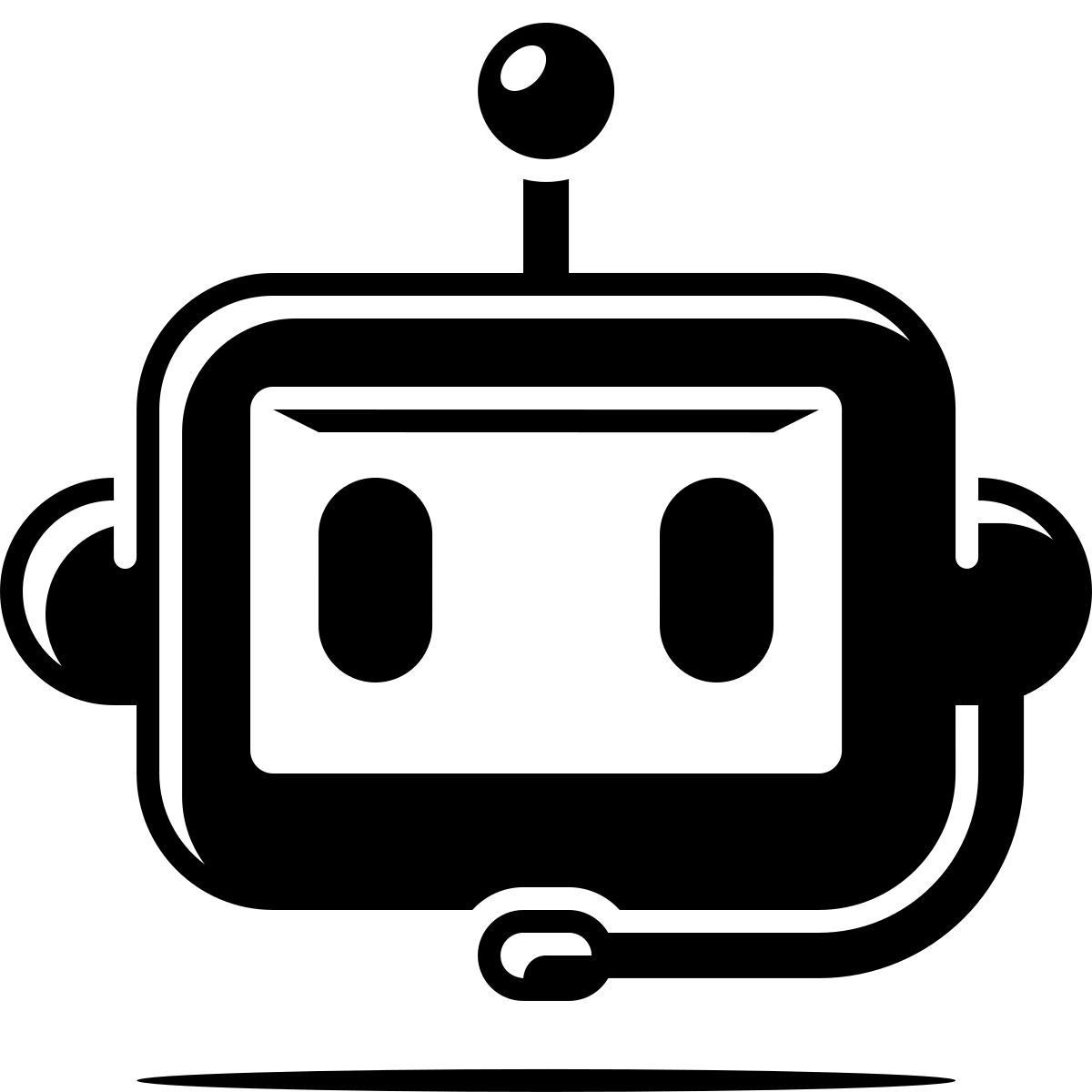 ink style chatbot icon