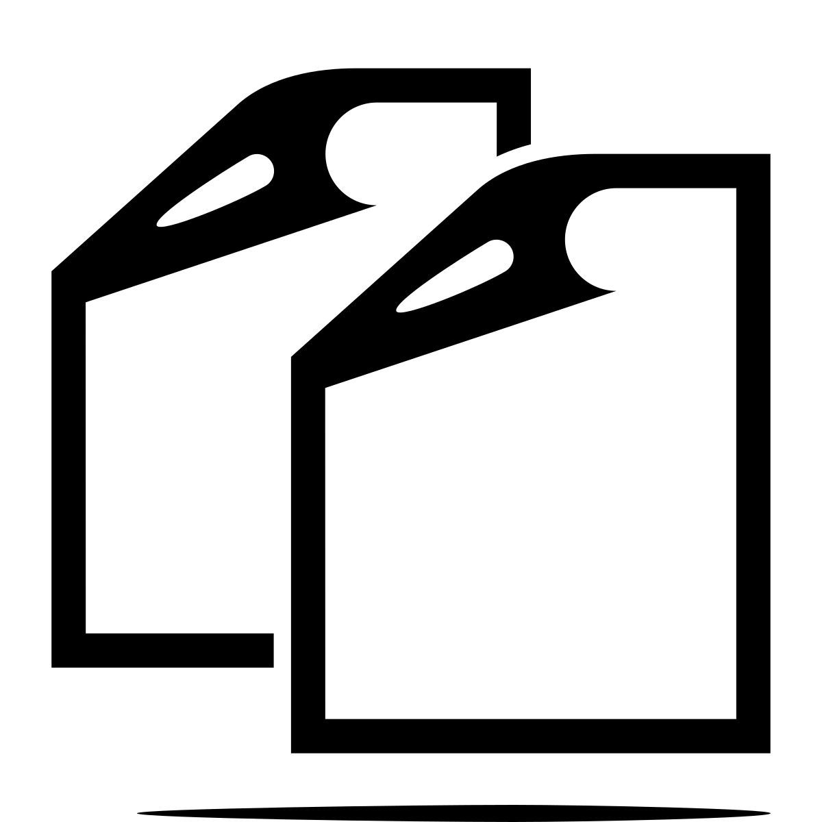 ink style copy icon