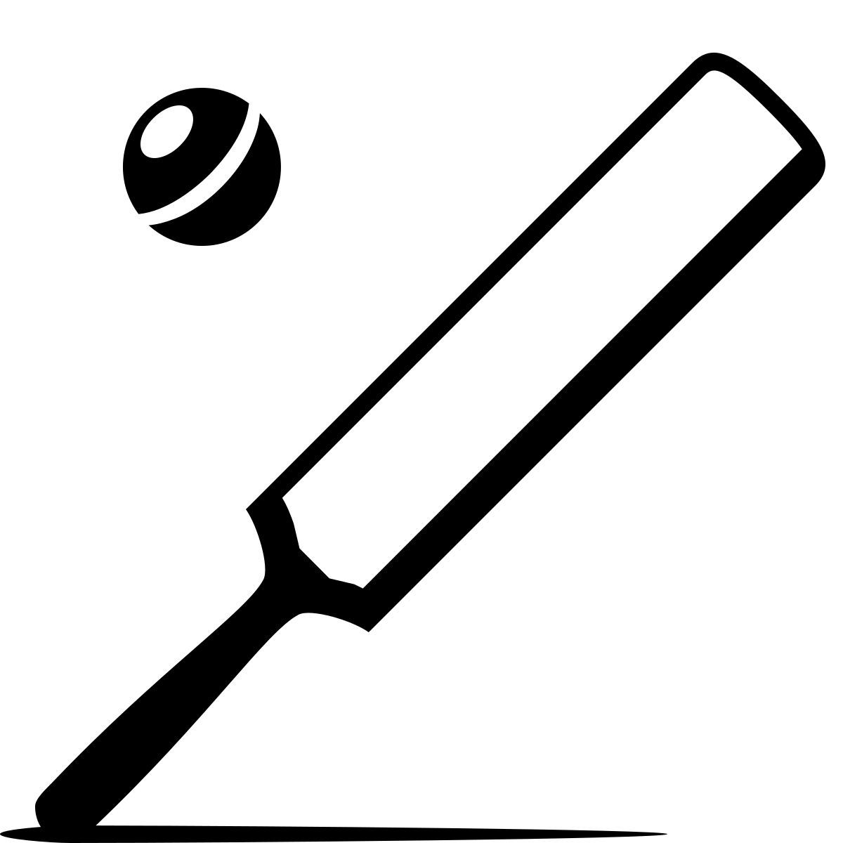ink style cricket icon