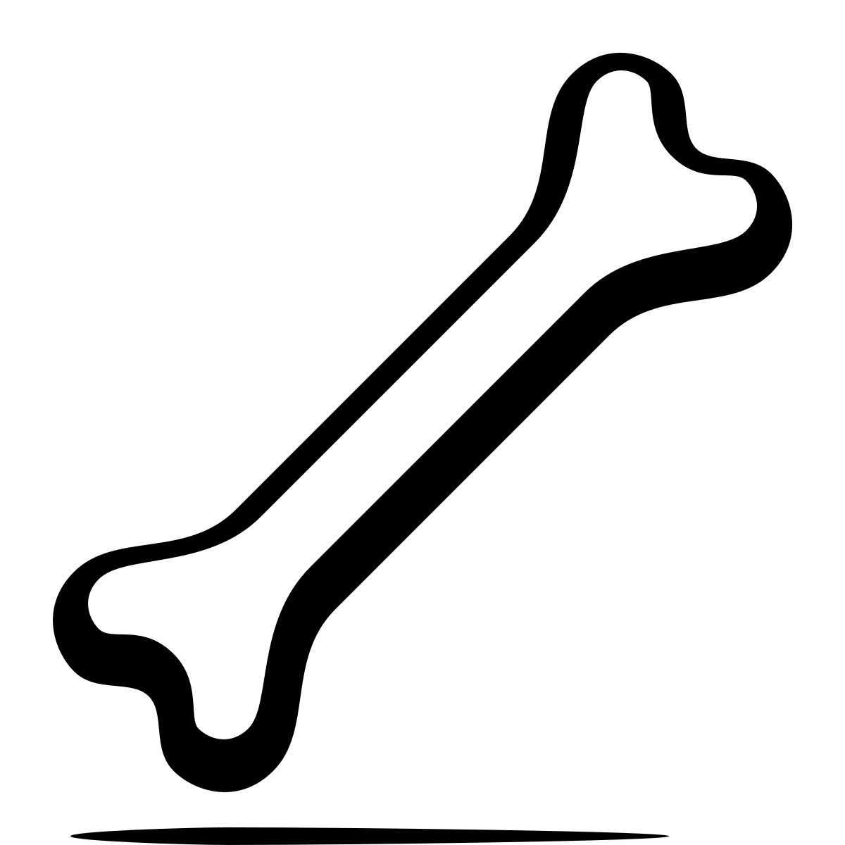 ink style 狗骨头 icon