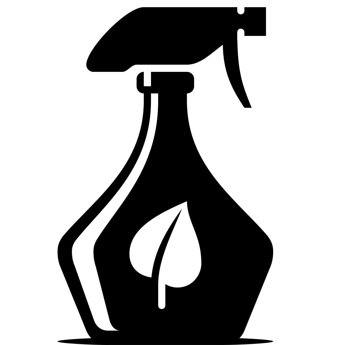 ink style eco friendly cleaning icon