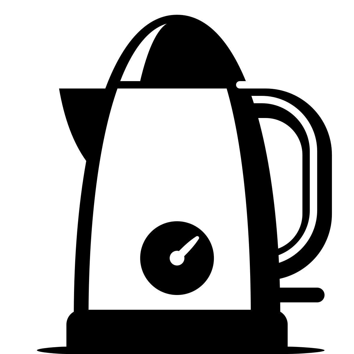 ink style electric teapot icon