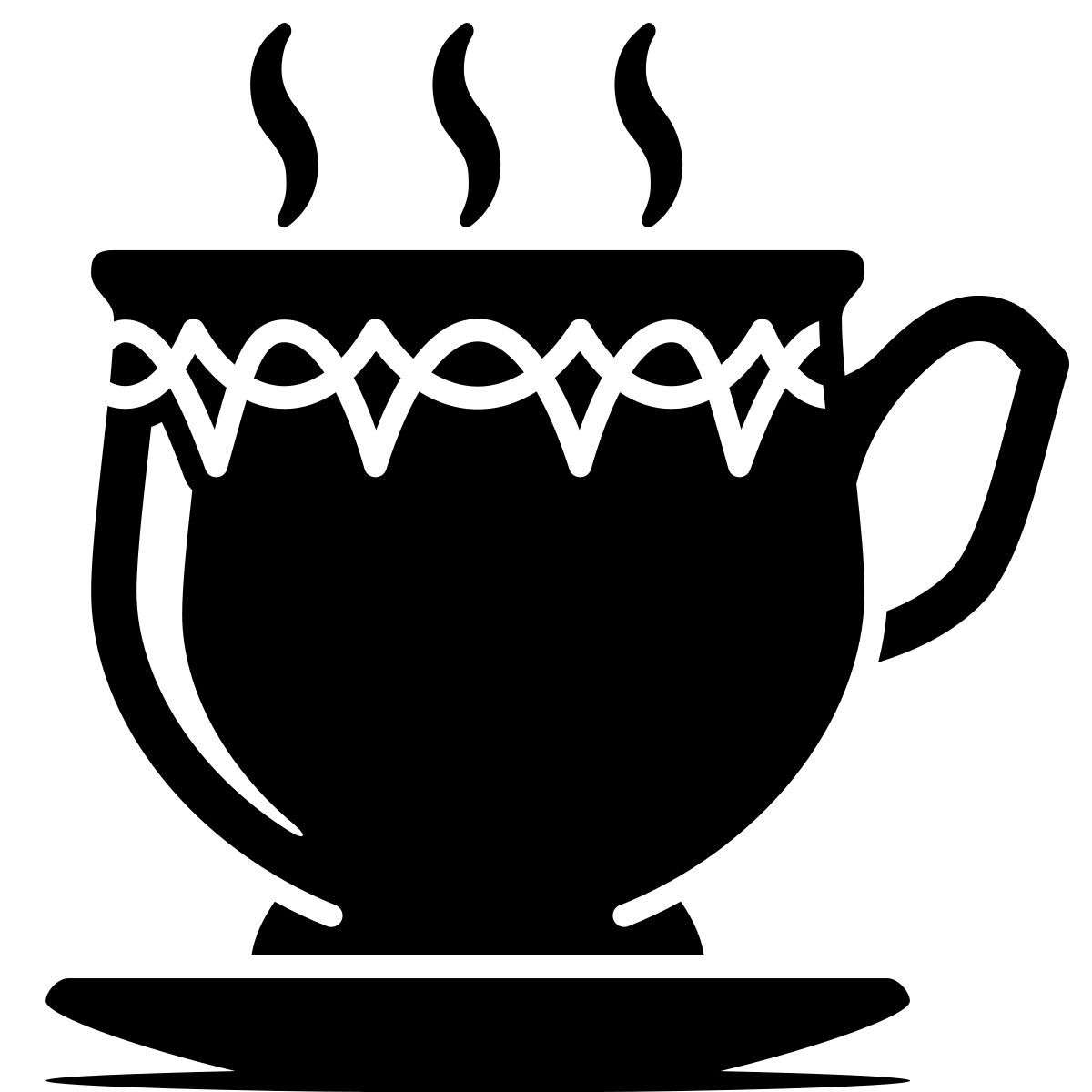 ink style coffee icon