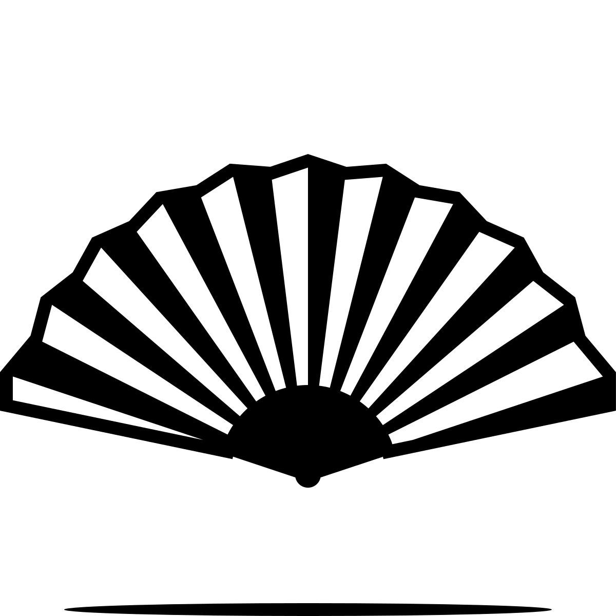 ink style eventail icon