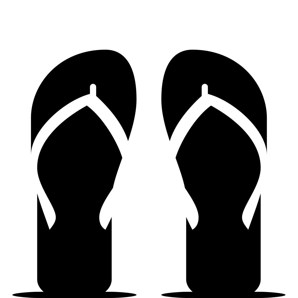 ink style sandalias icon