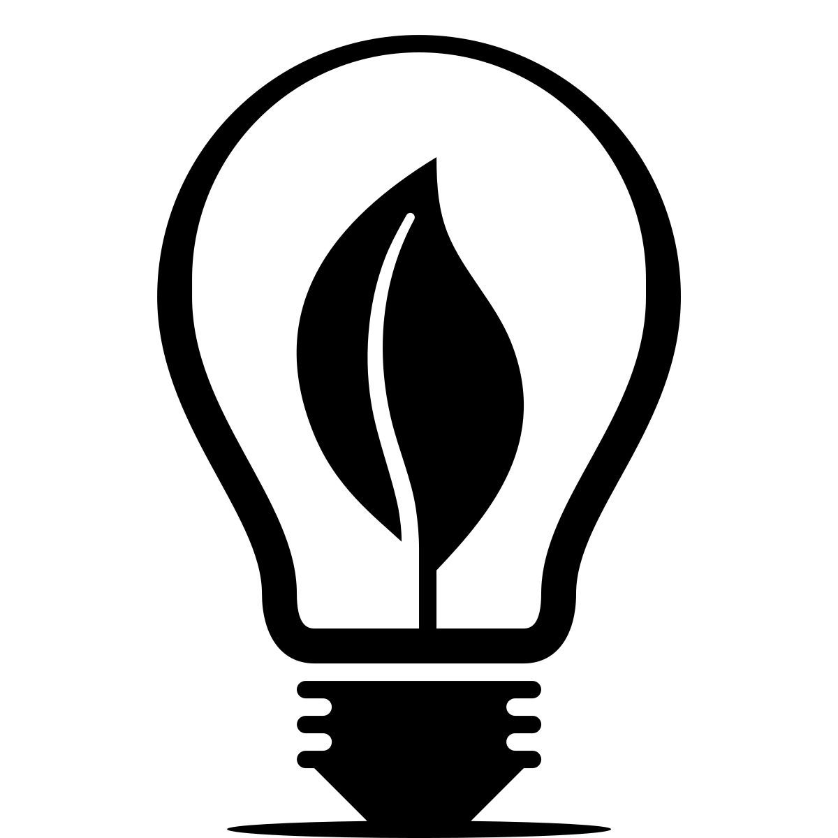 ink style greentech icon