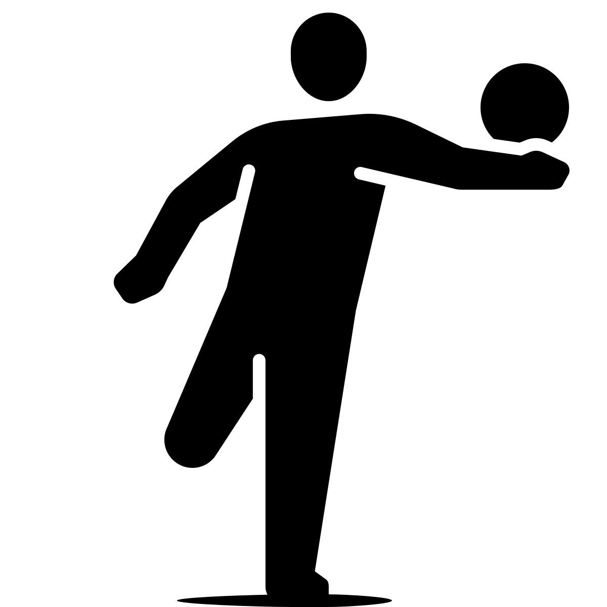 ink style handball icon