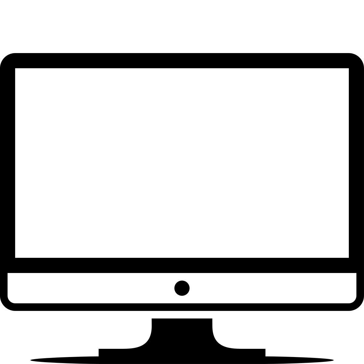 ink style imac电脑 icon