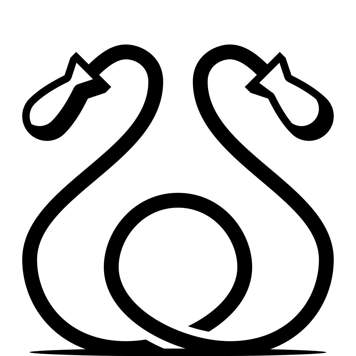 ink style cuerda de salto icon