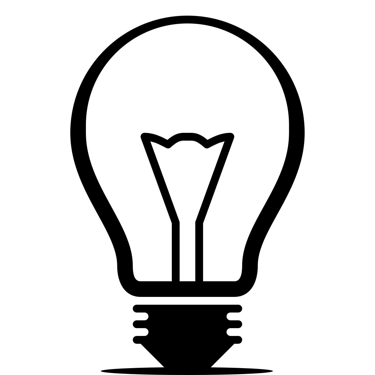 ink style light icon