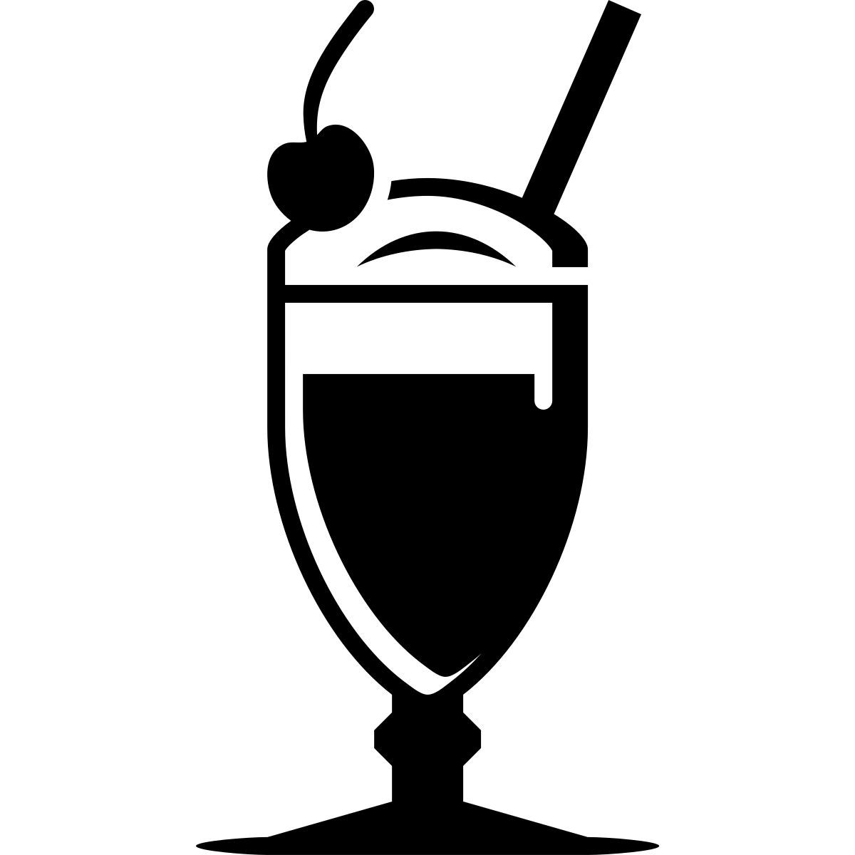 ink style batido de leche icon