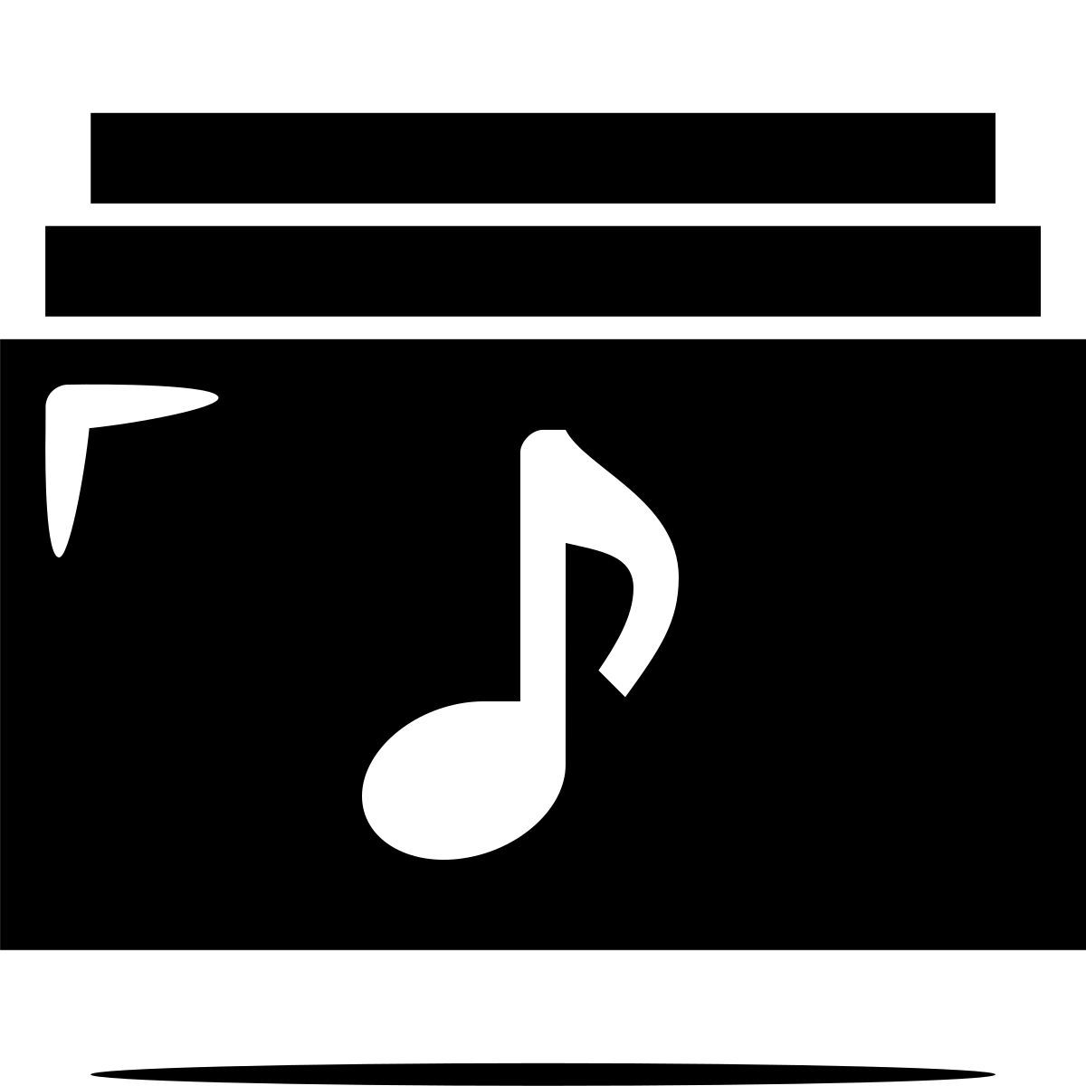 ink style musikbibliothek icon