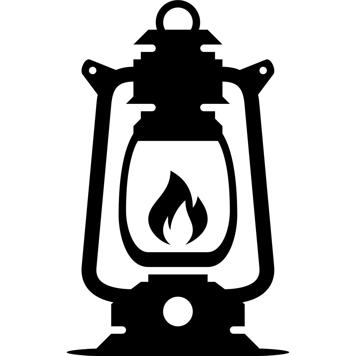 ink style 오일 램프 icon