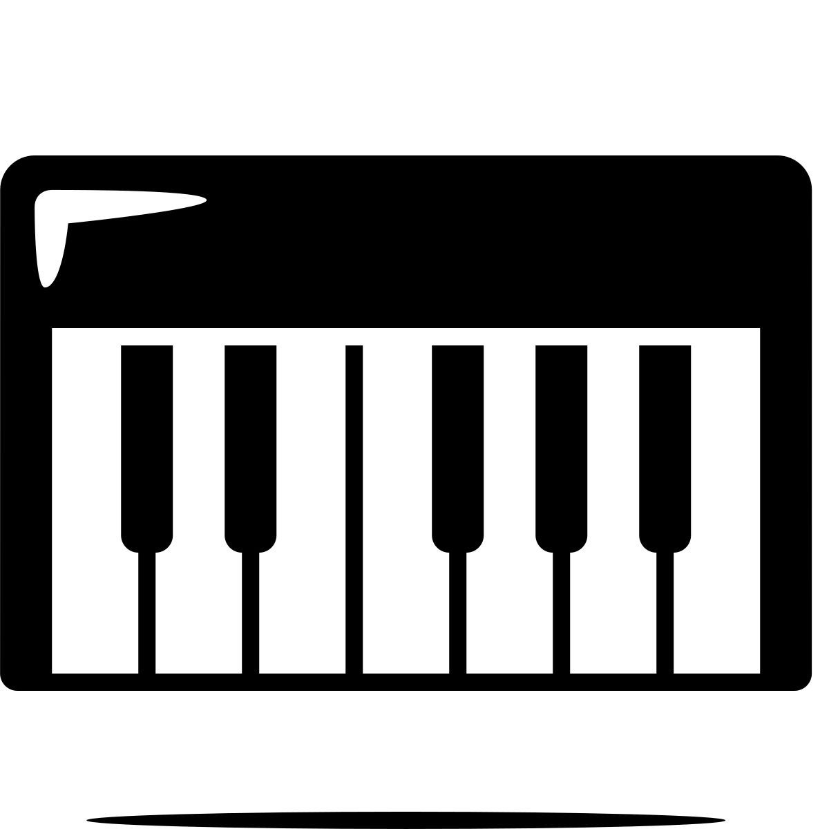 ink style klavier icon