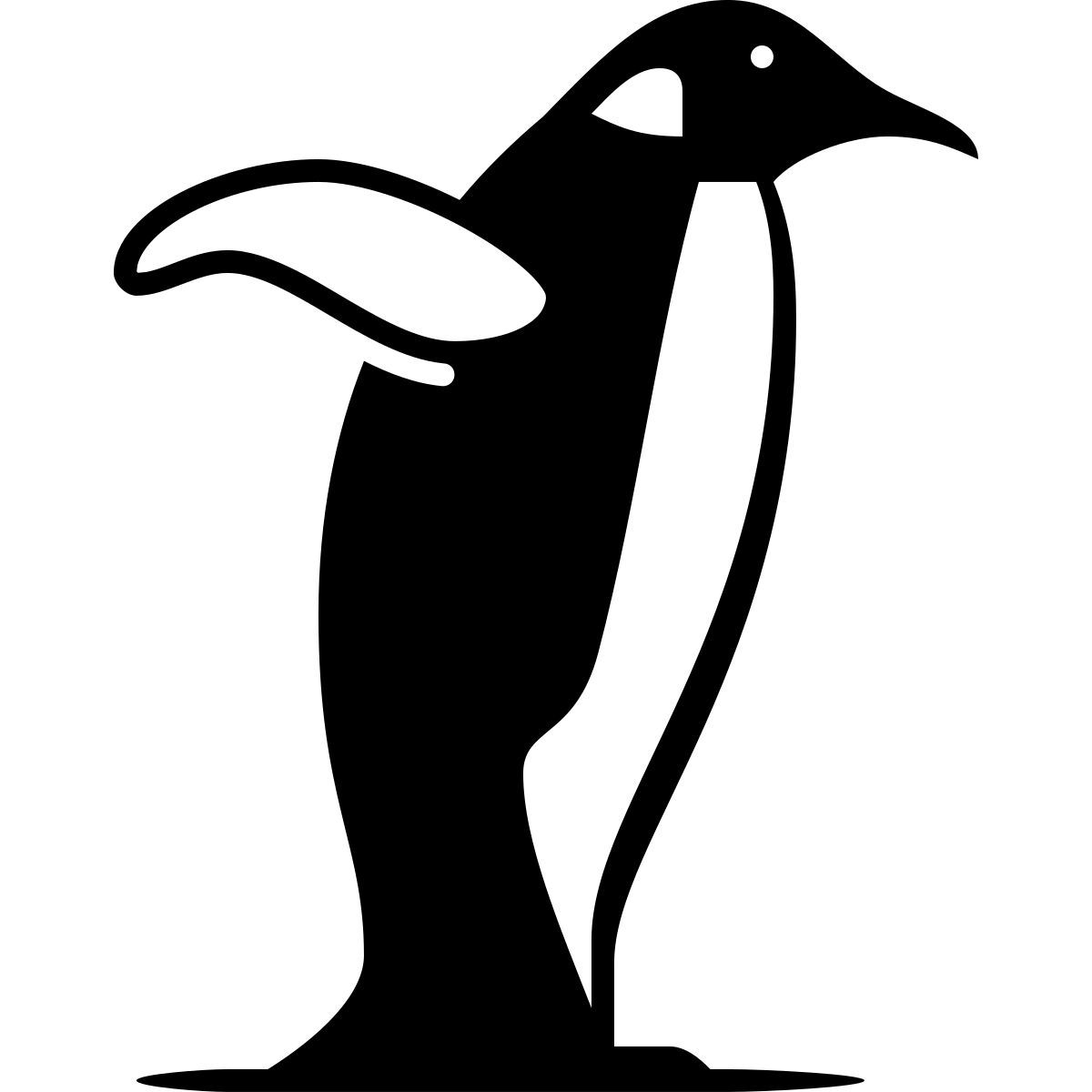 ink style pinguino icon
