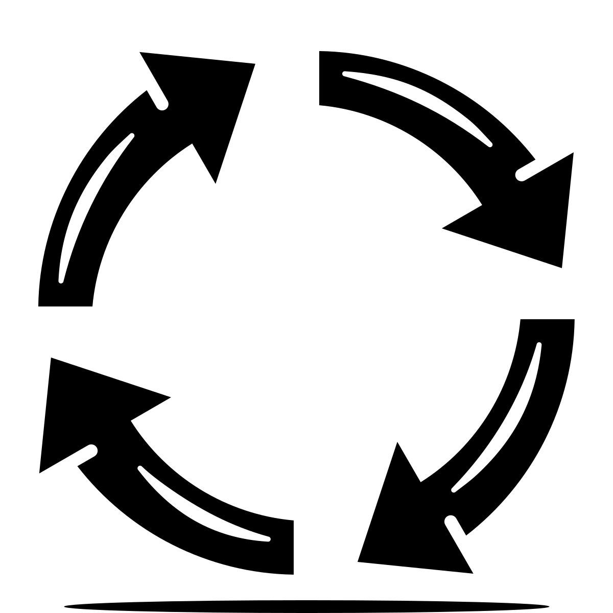 ink style process icon