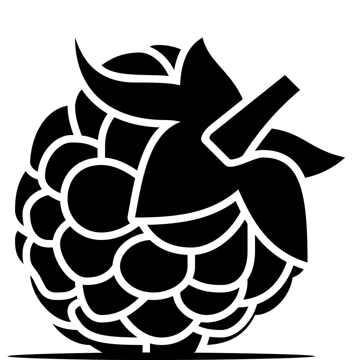 ink style himbeere icon