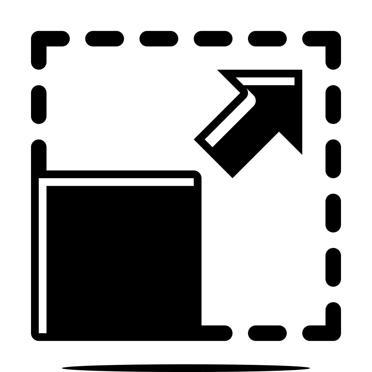 ink style 调整大小 icon