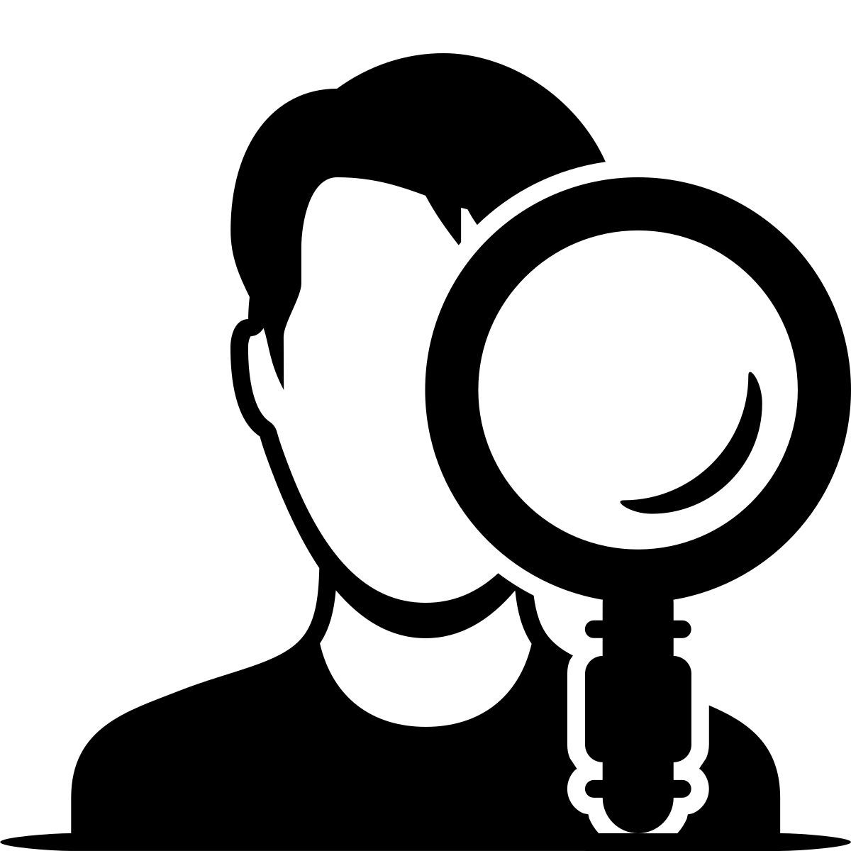 ink style search client icon