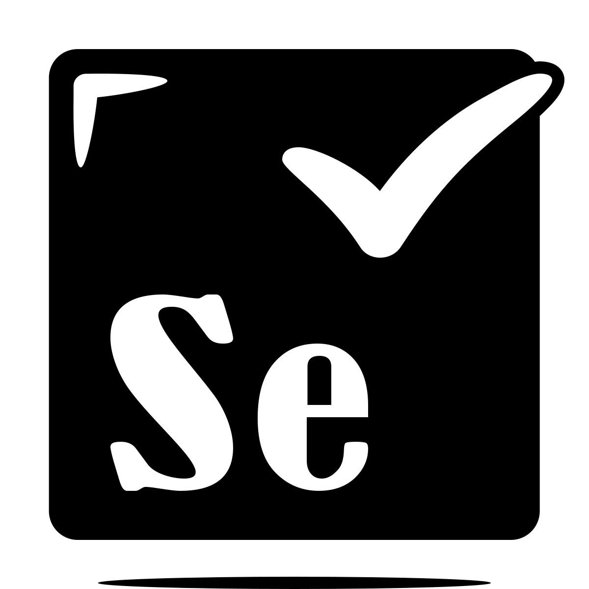 ink style selenium icon