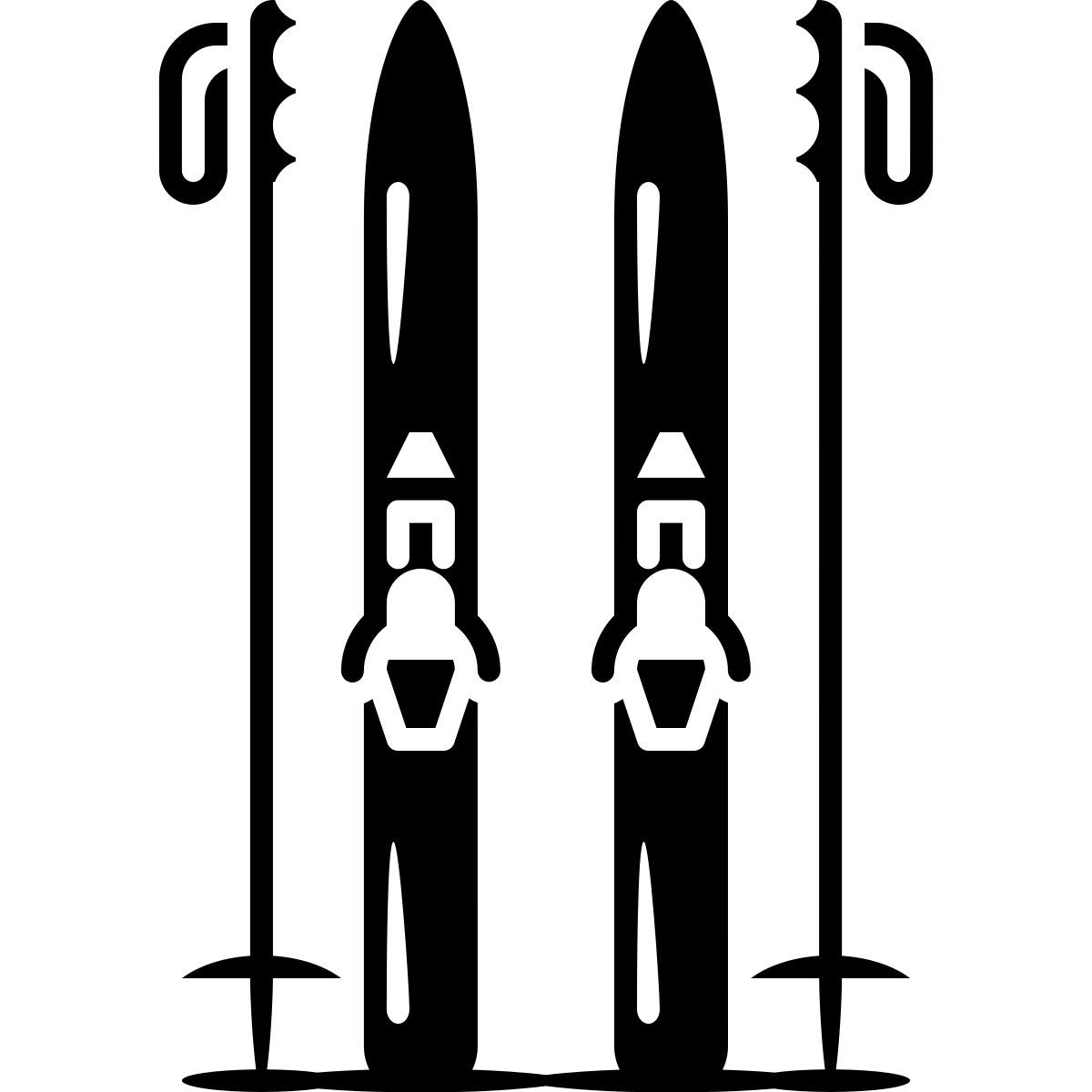 ink style esquí icon