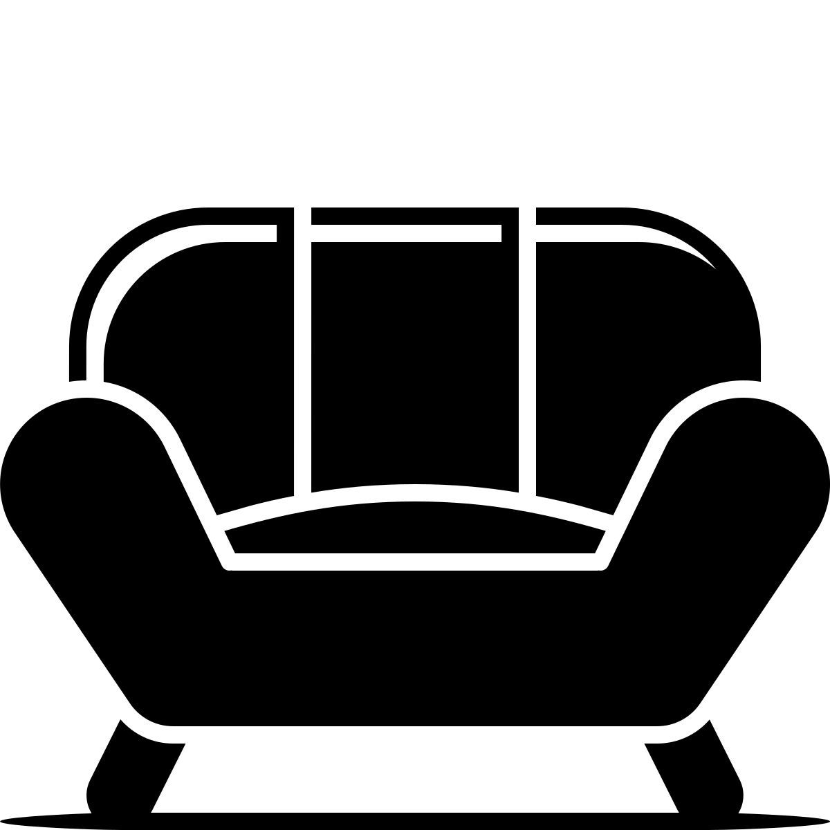ink style sofa icon