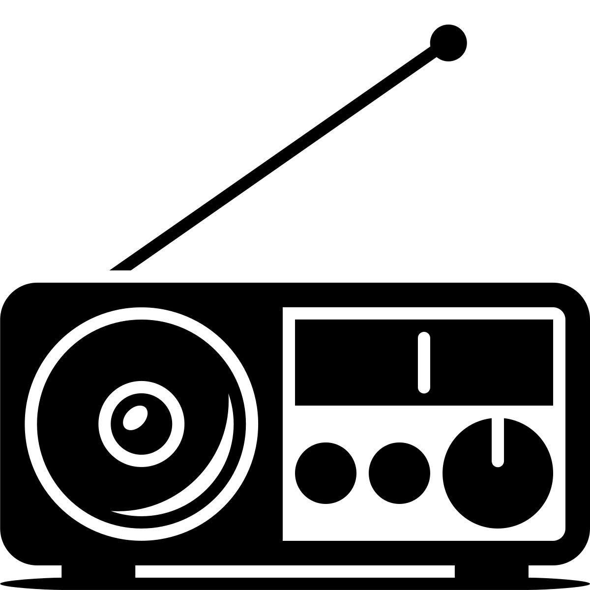 ink style radio station icon
