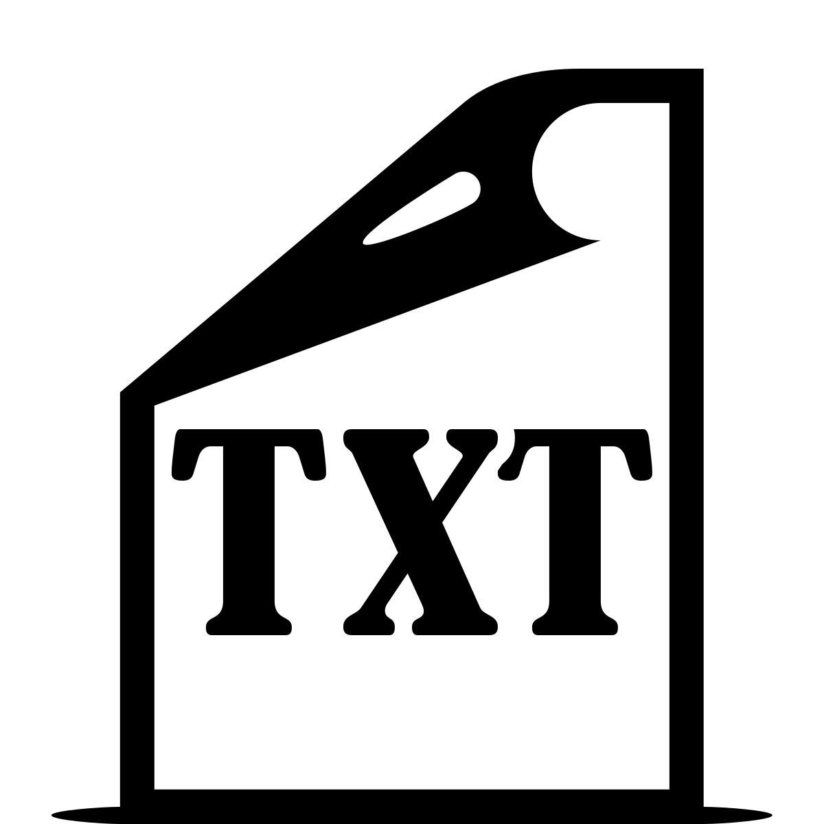 ink style testo icon