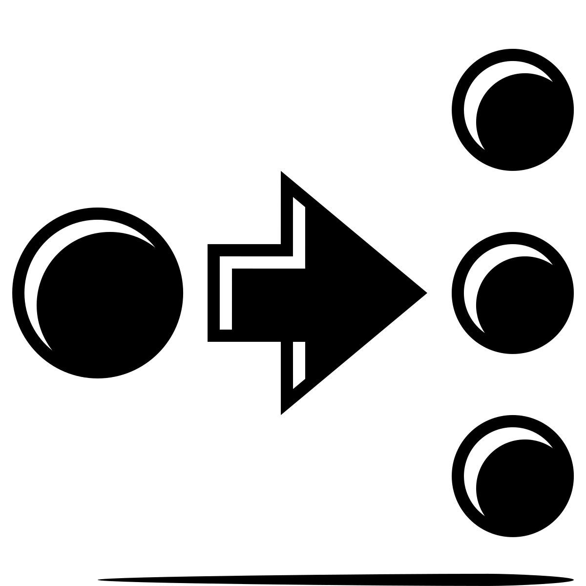 ink style unicast icon