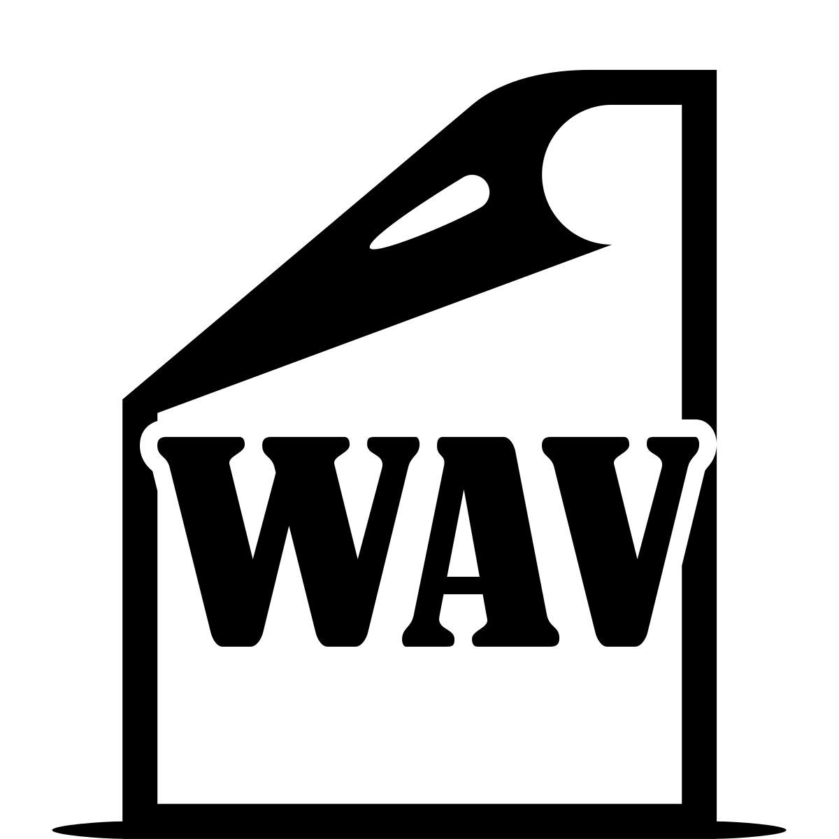 ink style fichier wav icon