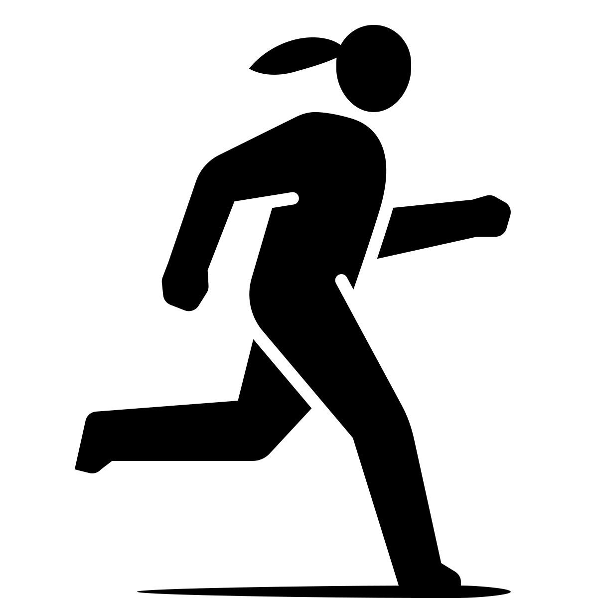 ink style 女运动员 icon