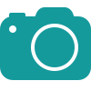 Camera icon for photos and videos