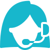 Icon for support and training step