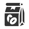 Coffee bag icon