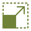 Custom Dimensions Icon