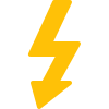 Ícono de electricidad representando servicios eléctricos en Clot