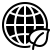 White 绿色地球 icon
