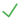 checkmark