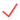 checkmark